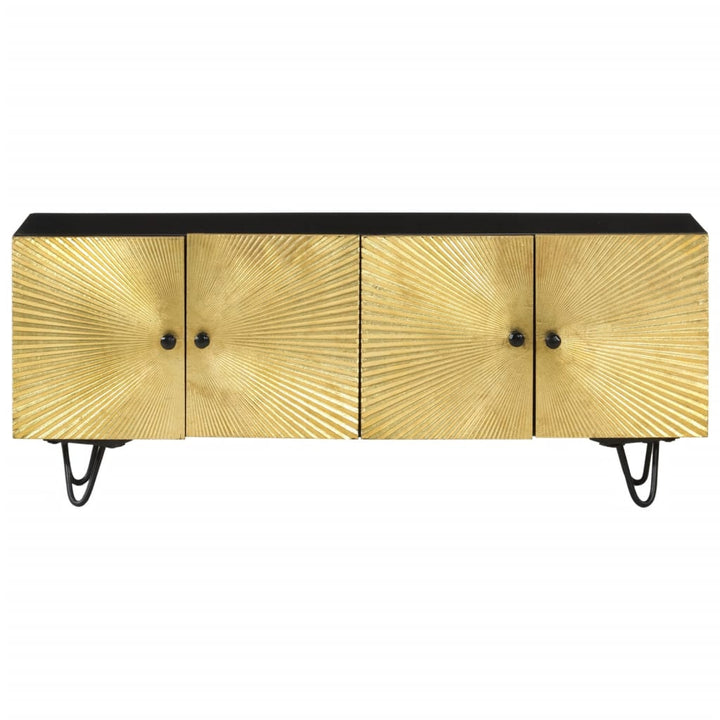 Tv-Bänk 110X30X45 Cm Massivt Mangoträ