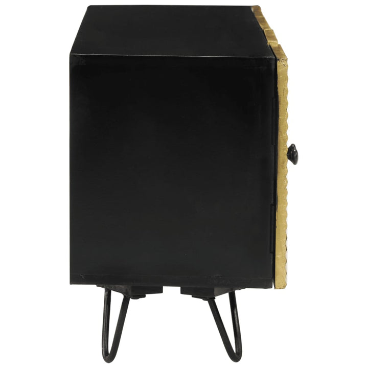 Tv-Bänk 110X30X45 Cm Massivt Mangoträ