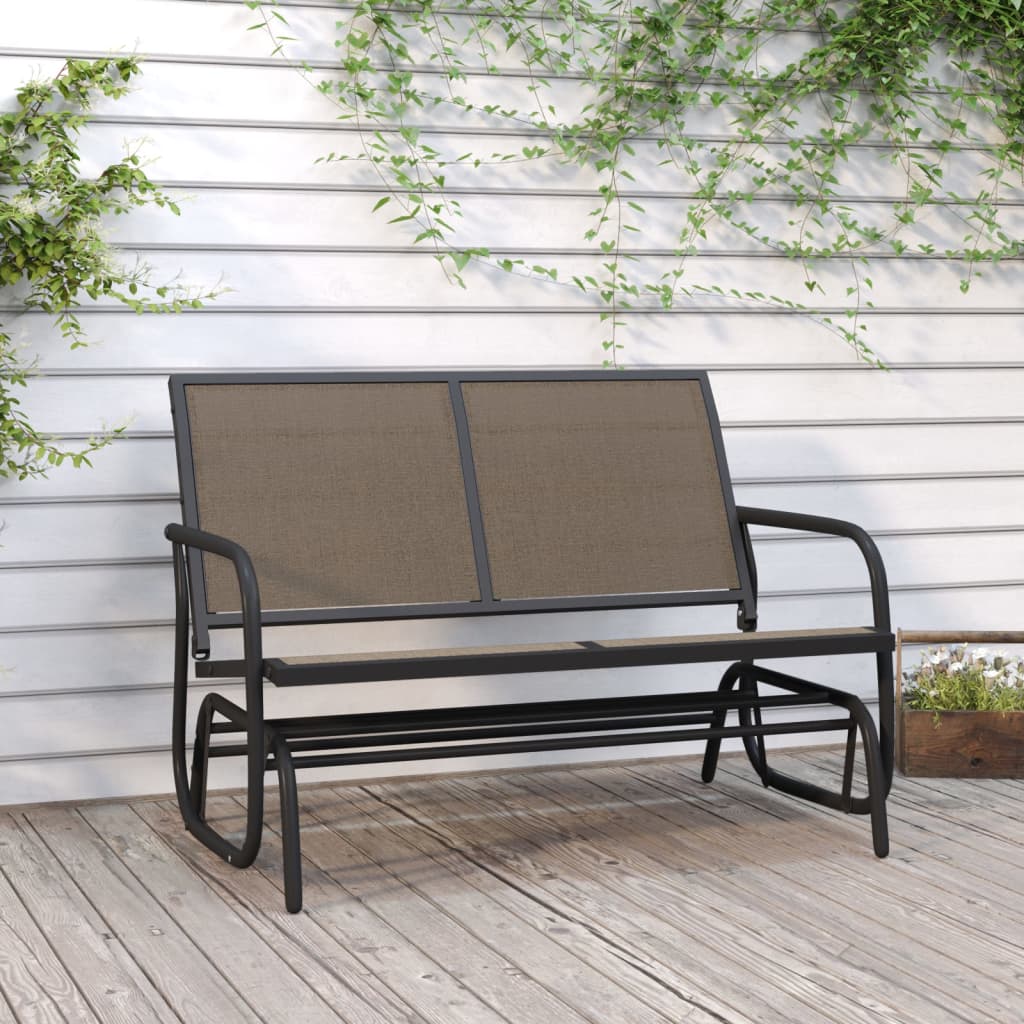 Gungbänk 120,5X76X86,5 Cm Textilene&amp;Stål