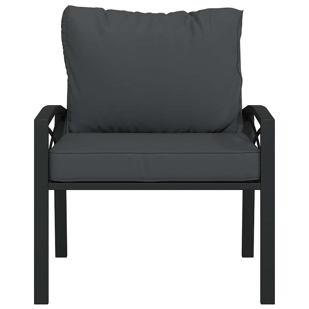 Trädgårdsstol Med Dynor 68X76X79 Cm Stål