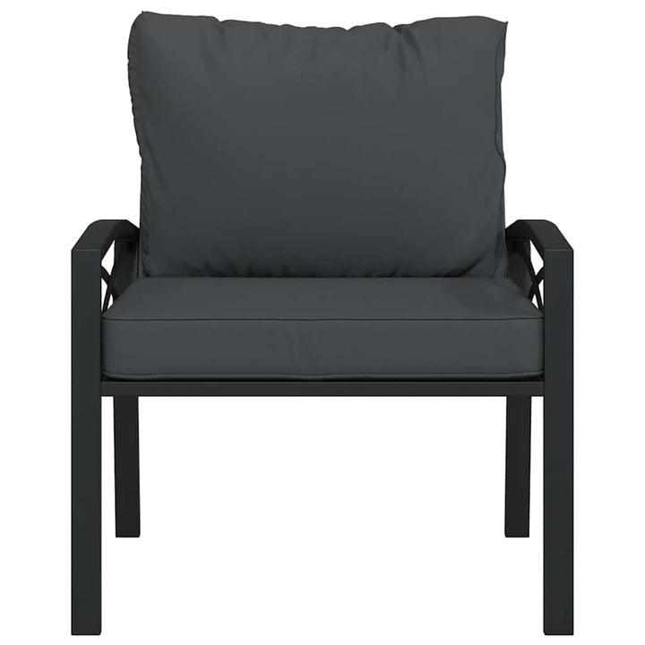 Trädgårdsstol Med Dynor 68X76X79 Cm Stål