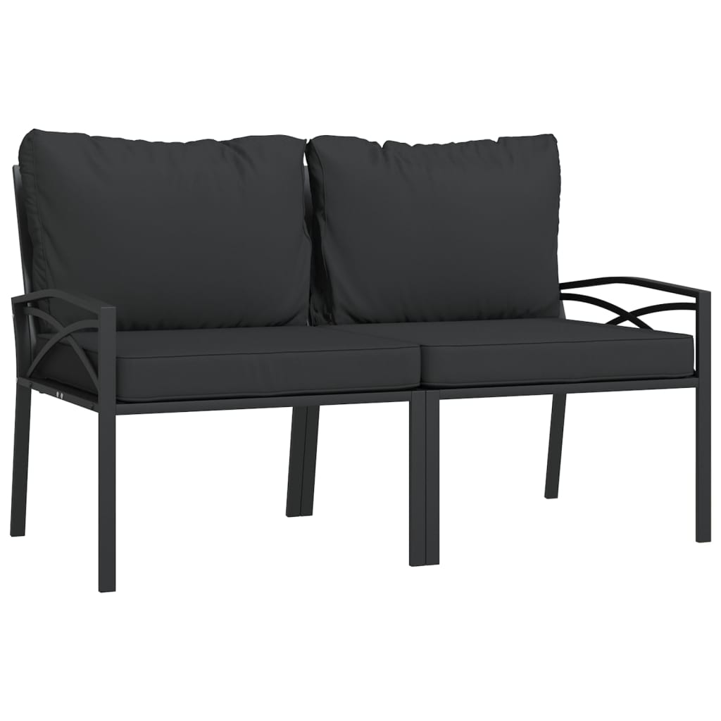 Trädgårdsstolar Med Dynor 2 St 62X75X79 Cm Stål