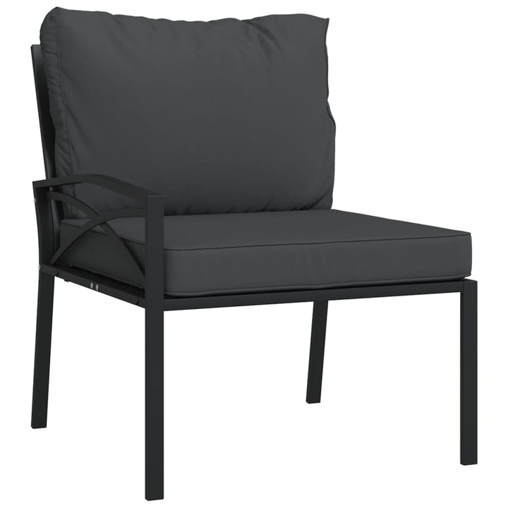 Trädgårdsstolar Med Dynor 2 St 62X75X79 Cm Stål