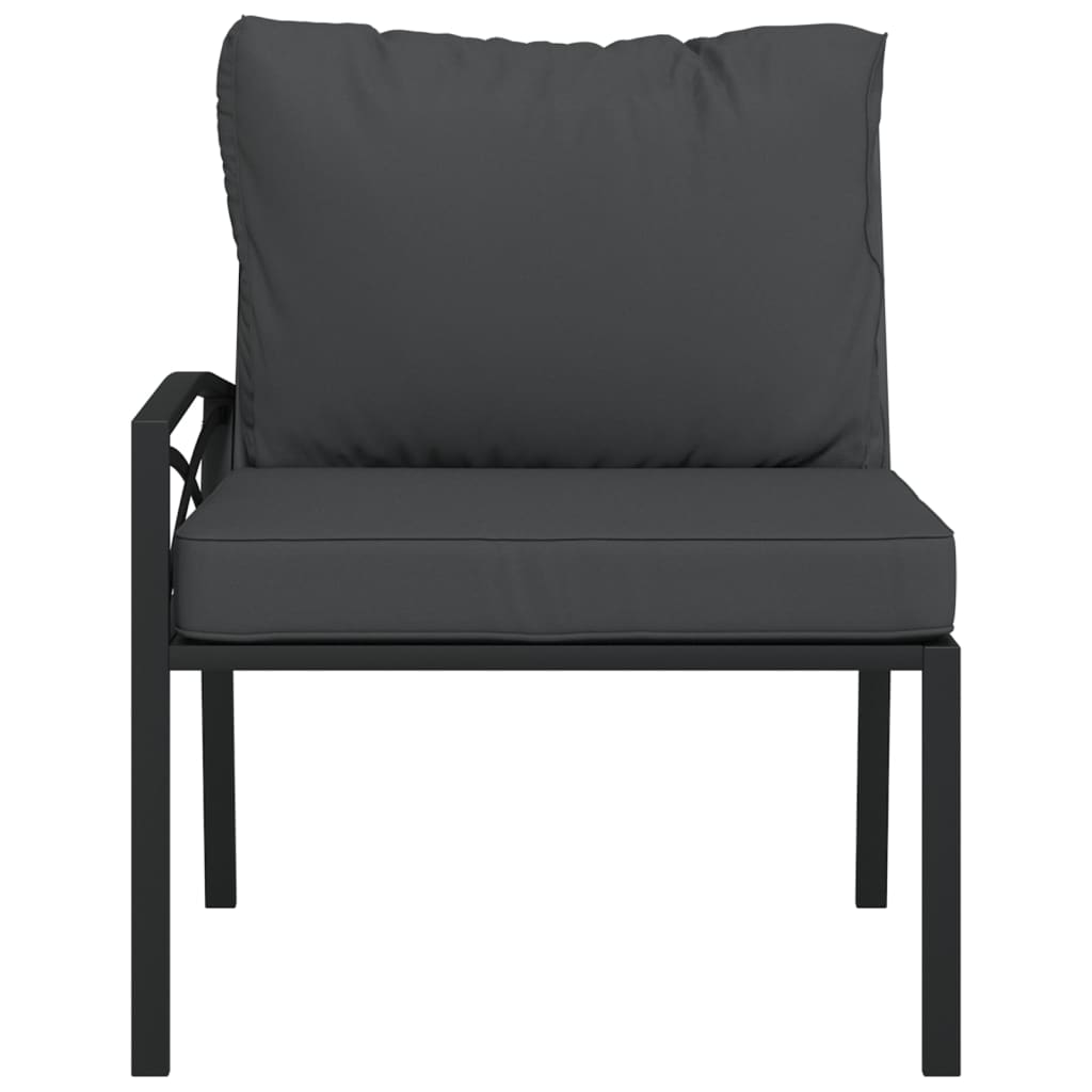 Trädgårdsstolar Med Dynor 2 St 62X75X79 Cm Stål
