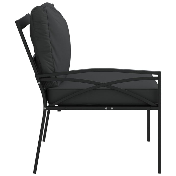Trädgårdsstolar Med Dynor 2 St 62X75X79 Cm Stål