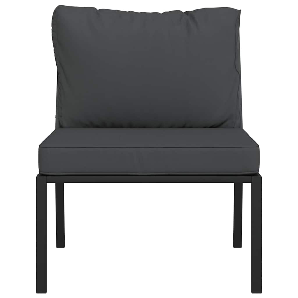 Trädgårdsstolar Med Dynor 2 St 60X74X79 Cm Stål