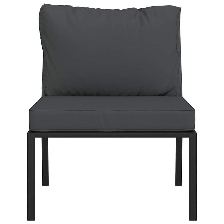 Trädgårdsstolar Med Dynor 2 St 60X74X79 Cm Stål