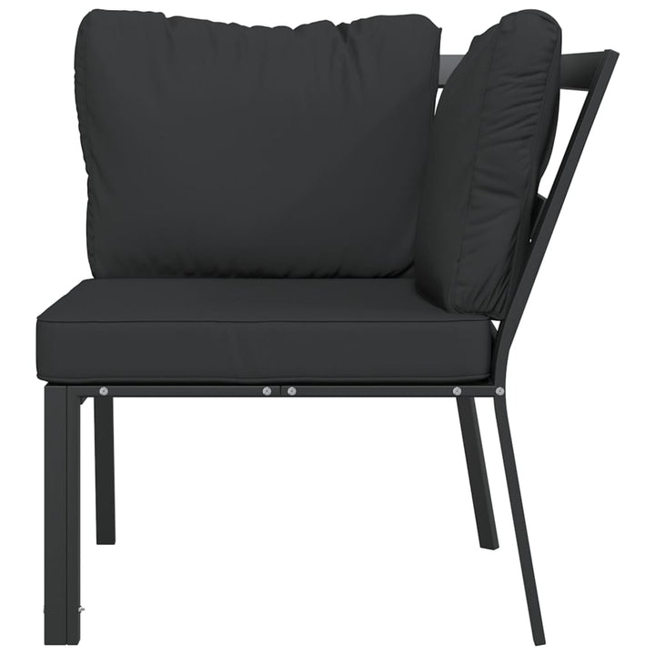 Trädgårdsstol Med Dynor 76X76X79 Cm Stål