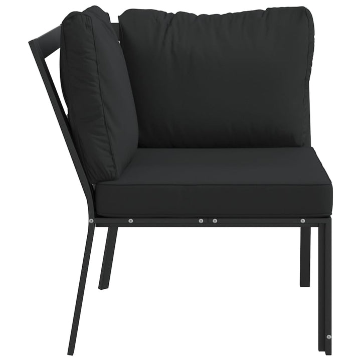 Trädgårdsstol Med Dynor 76X76X79 Cm Stål