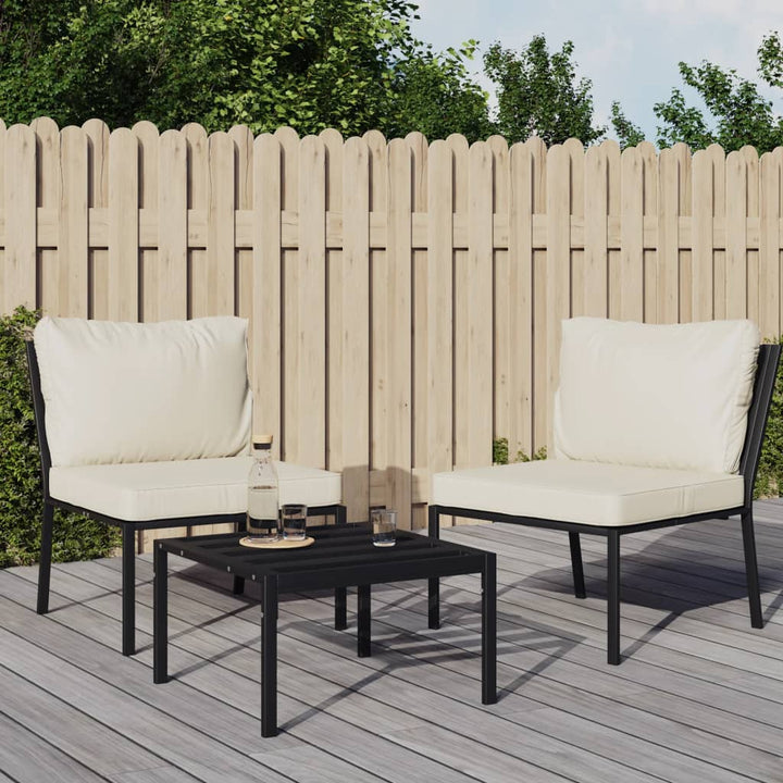 Trädgårdsstolar Med Dynor 2 St 60X74X79 Cm Stål