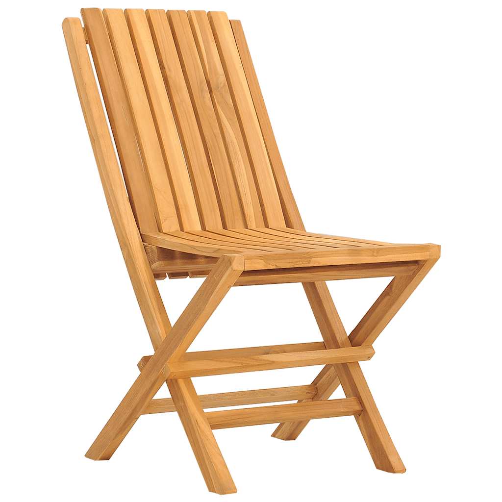 Hopfällbara Trädgårdsstolar 2 St 47X47X89 Cm Massiv Teak