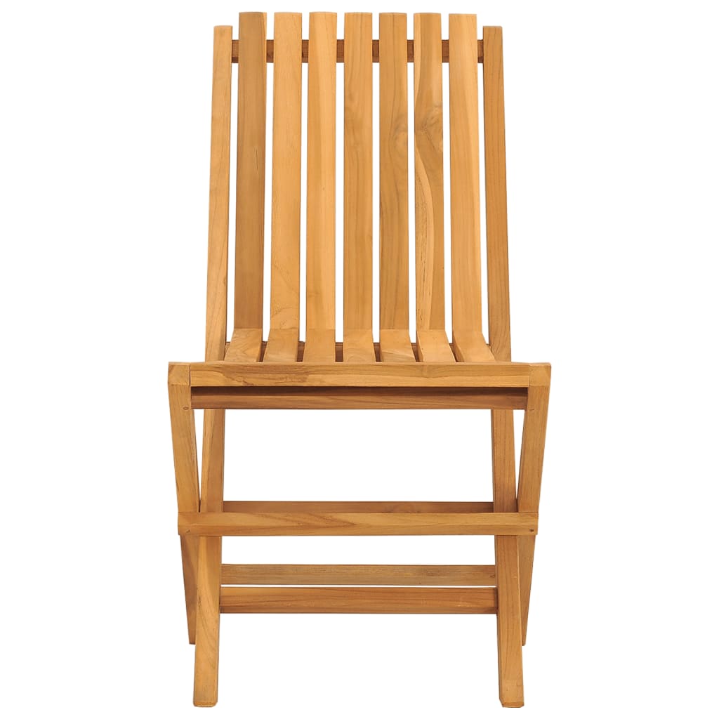 Hopfällbara Trädgårdsstolar 2 St 47X47X89 Cm Massiv Teak
