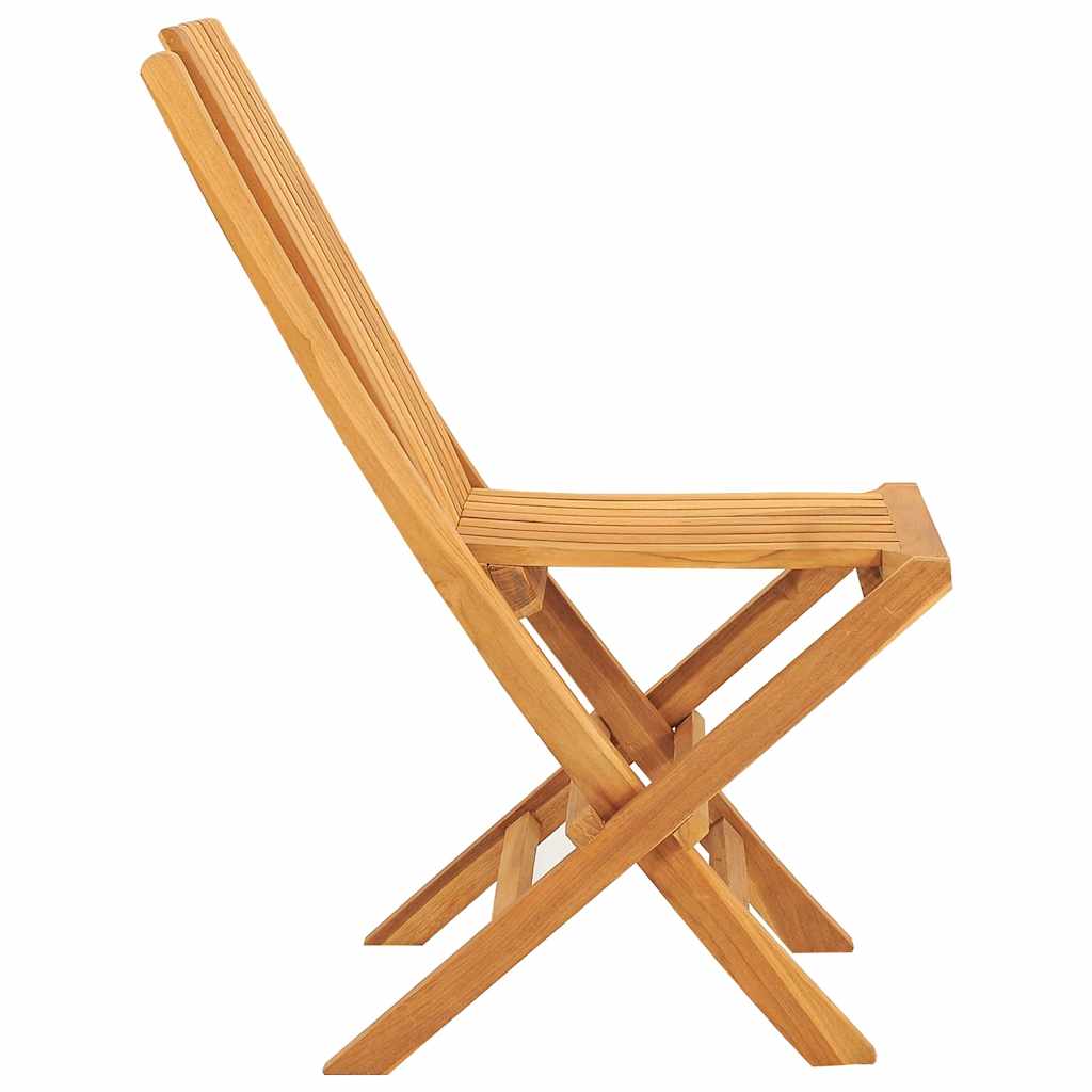Hopfällbara Trädgårdsstolar 2 St 47X47X89 Cm Massiv Teak