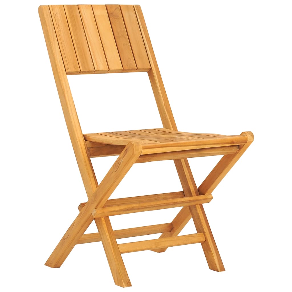 Hopfällbara Trädgårdsstolar 2 St 47X61X90 Cm Massiv Teak