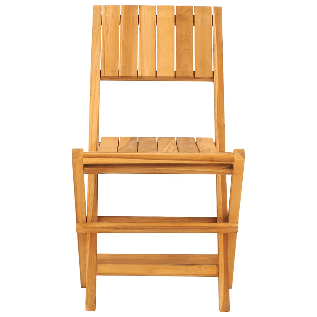 Hopfällbara Trädgårdsstolar 2 St 47X61X90 Cm Massiv Teak