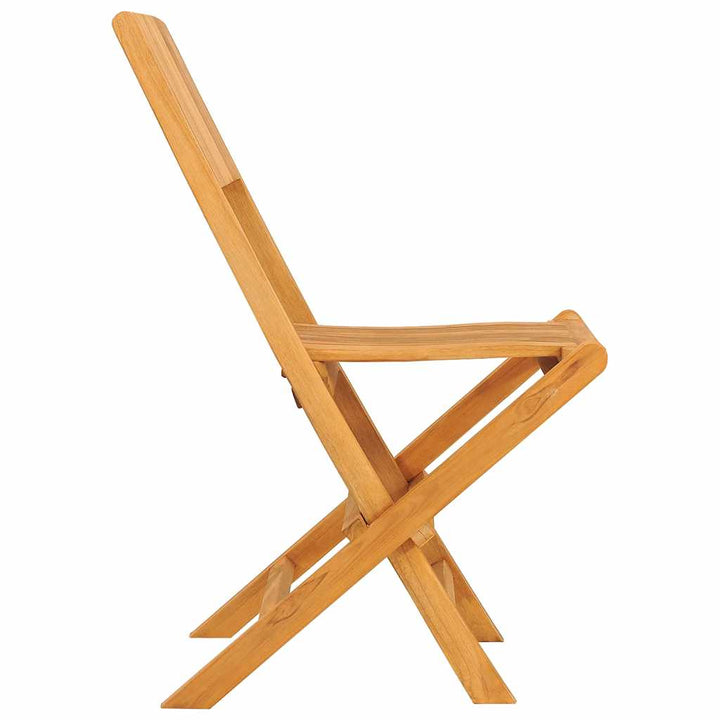Hopfällbara Trädgårdsstolar 2 St 47X61X90 Cm Massiv Teak
