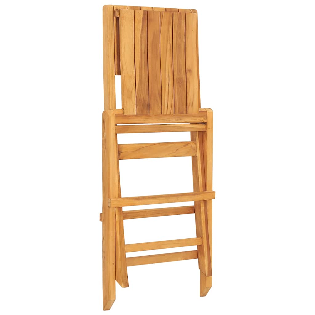 Hopfällbara Trädgårdsstolar 2 St 47X61X90 Cm Massiv Teak