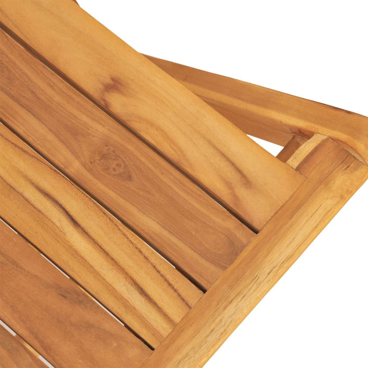 Hopfällbara Trädgårdsstolar 2 St 47X61X90 Cm Massiv Teak