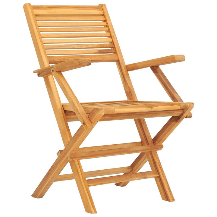 Hopfällbara Trädgårdsstolar 2 St 55X62X90 Cm Massiv Teak
