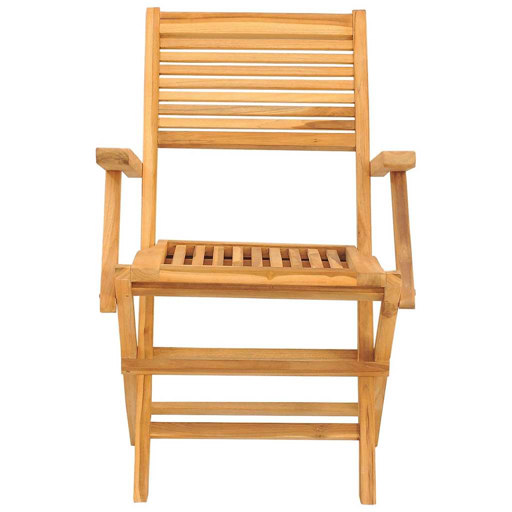 Hopfällbara Trädgårdsstolar 2 St 55X62X90 Cm Massiv Teak