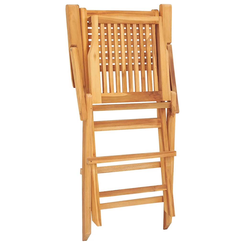 Hopfällbara Trädgårdsstolar 2 St 55X62X90 Cm Massiv Teak
