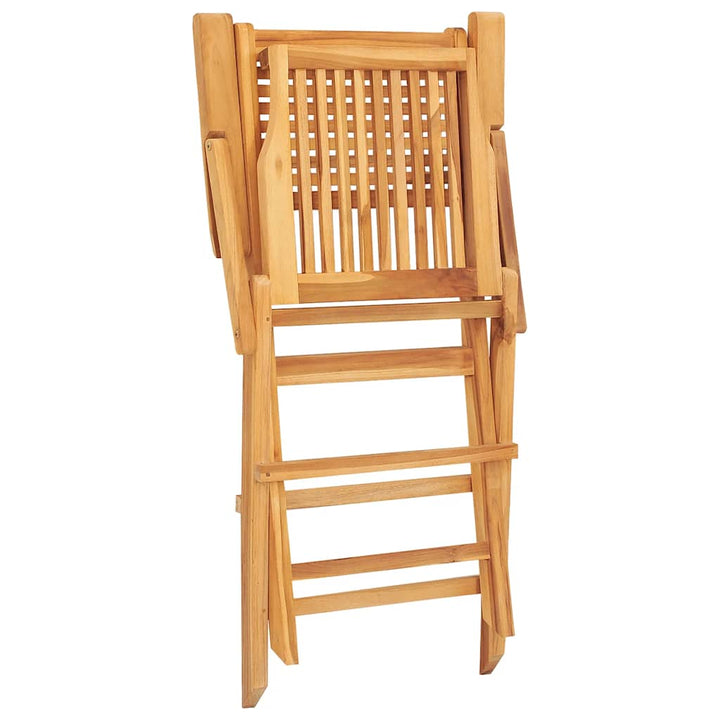 Hopfällbara Trädgårdsstolar 2 St 55X62X90 Cm Massiv Teak