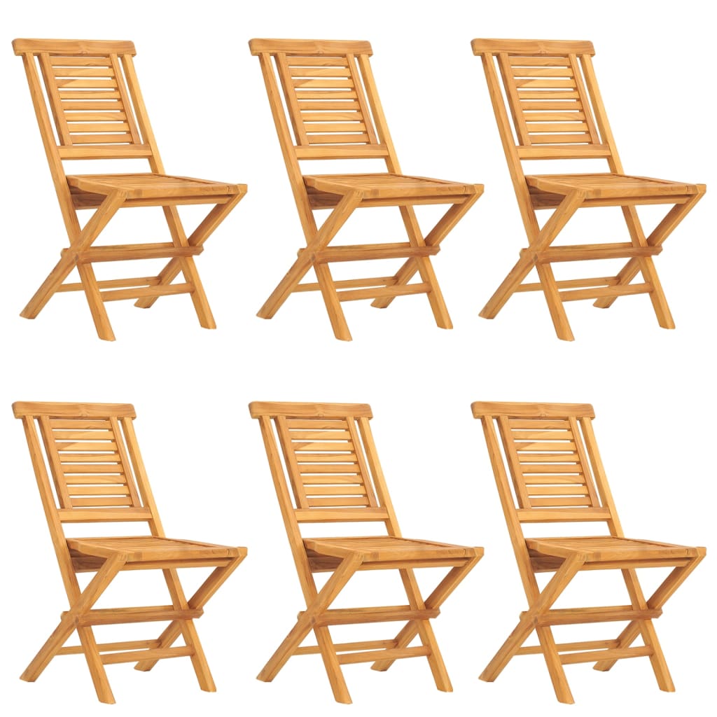 Matgrupp För Trädgården 7 Delar Massiv Teak