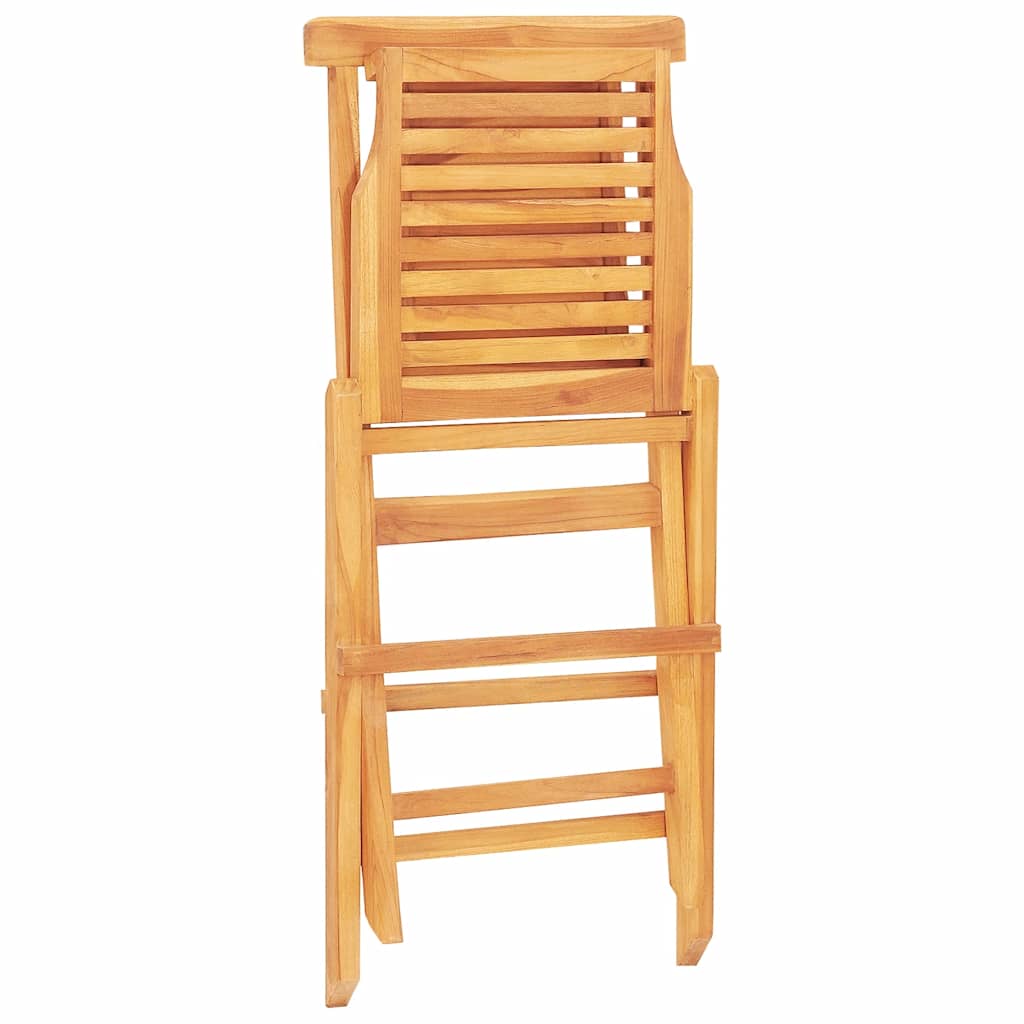 Hopfällbara Trädgårdsstolar 6 St 47X63X90 Cm Massiv Teak