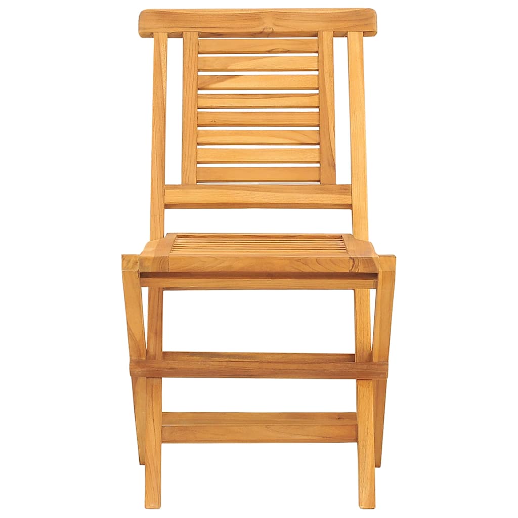 Hopfällbara Trädgårdsstolar 6 St 47X63X90 Cm Massiv Teak