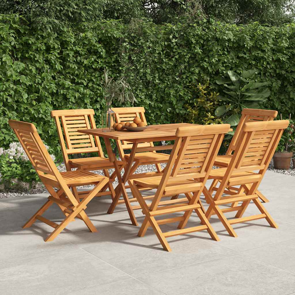 Hopfällbara Trädgårdsstolar 6 St 47X63X90 Cm Massiv Teak