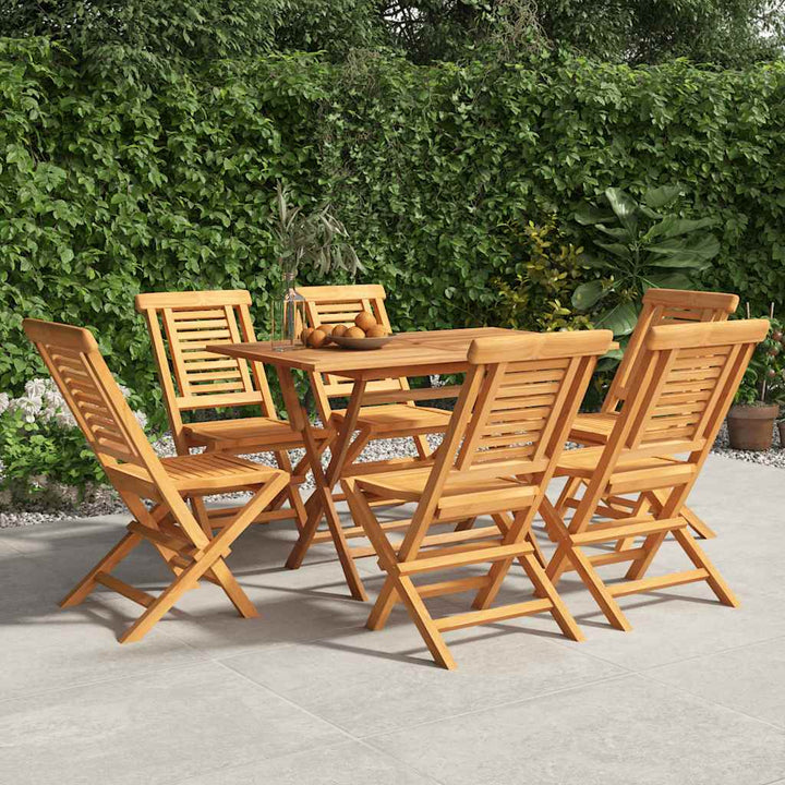 Hopfällbara Trädgårdsstolar 6 St 47X63X90 Cm Massiv Teak