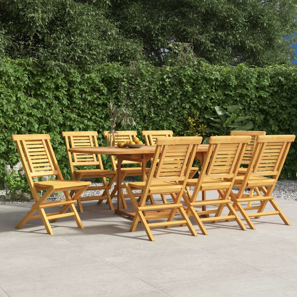 Hopfällbara Trädgårdsstolar 6 St 47X63X90 Cm Massiv Teak