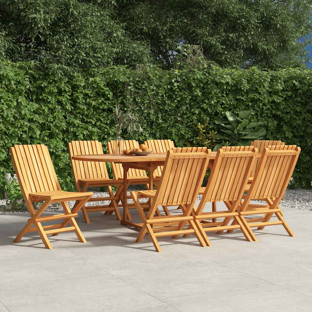 Hopfällbara Trädgårdsstolar 2 St 47X47X89 Cm Massiv Teak