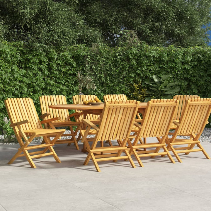Hopfällbara Trädgårdsstolar 2 St 47X47X89 Cm Massiv Teak