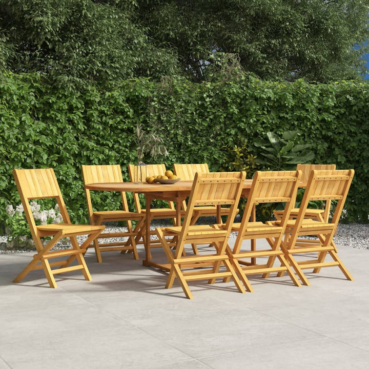 Hopfällbara Trädgårdsstolar 2 St 47X61X90 Cm Massiv Teak