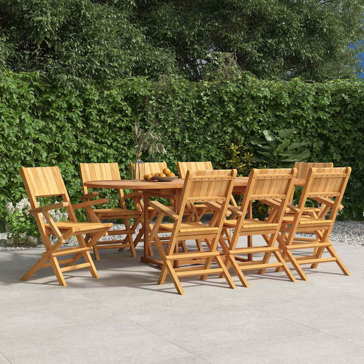 Hopfällbara Trädgårdsstolar 2 St 47X61X90 Cm Massiv Teak
