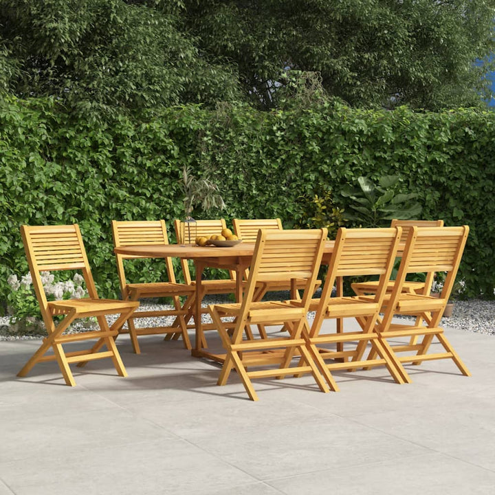 Hopfällbara Trädgårdsstolar 2 St 55X62X90 Cm Massiv Teak