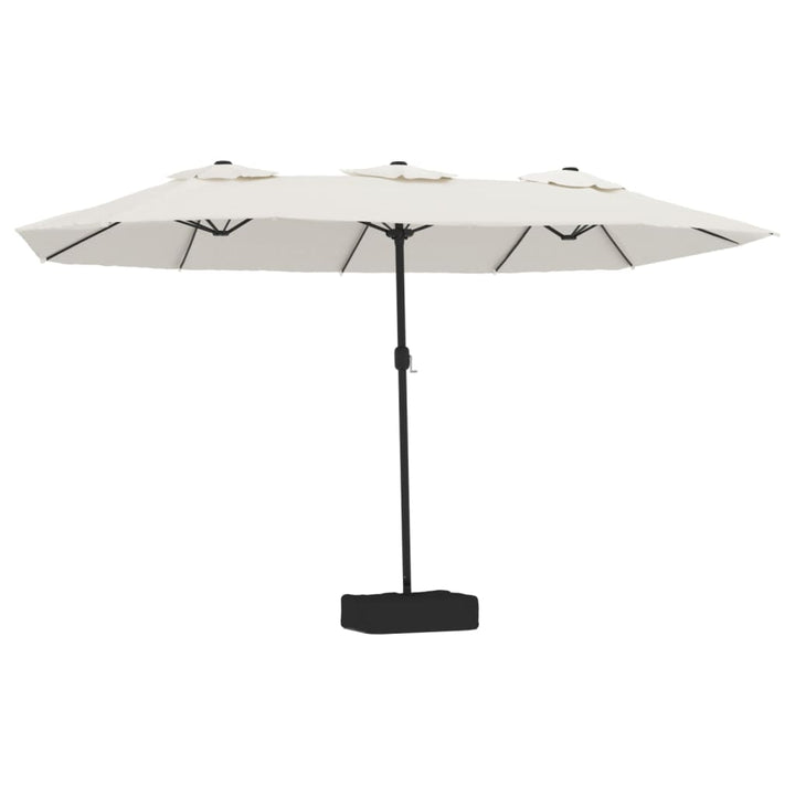 Parasoll Dubbelt Sand 449X265 Cm