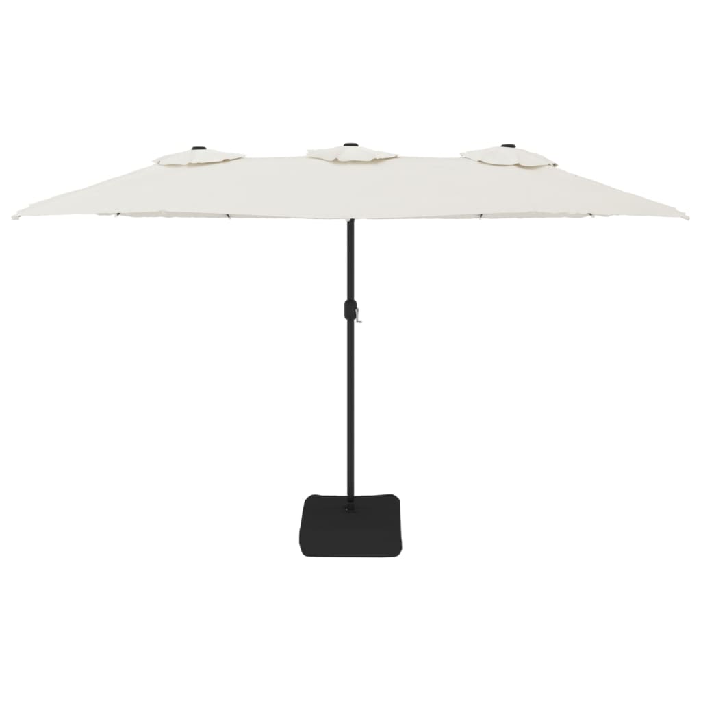 Parasoll Dubbelt Sand 449X265 Cm