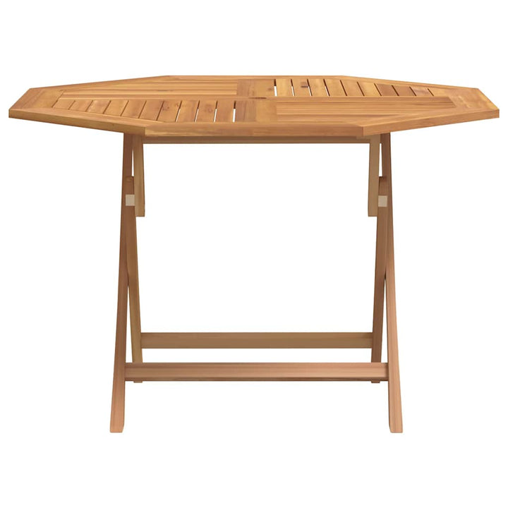 Hopfällbart Trädgårdsbord 110X110X75 Cm Massiv Teak
