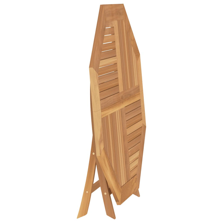 Hopfällbart Trädgårdsbord 110X110X75 Cm Massiv Teak