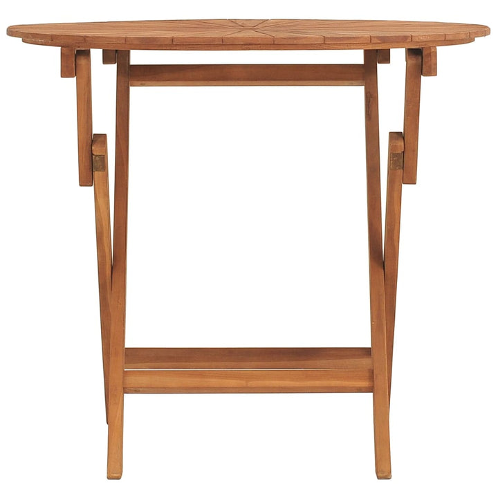 Hopfällbart Trädgårdsbord Massiv Teak