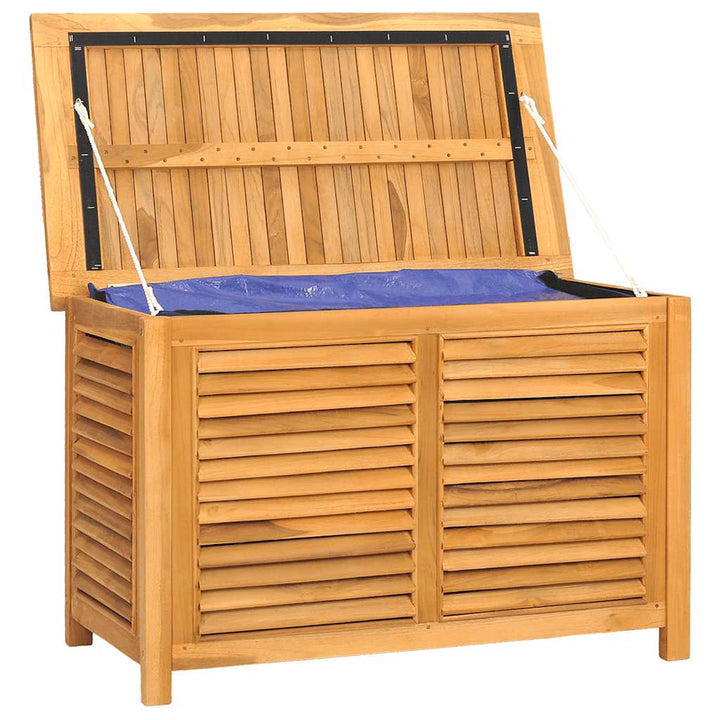 Trädgårdslåda Med Påse Massiv Teak