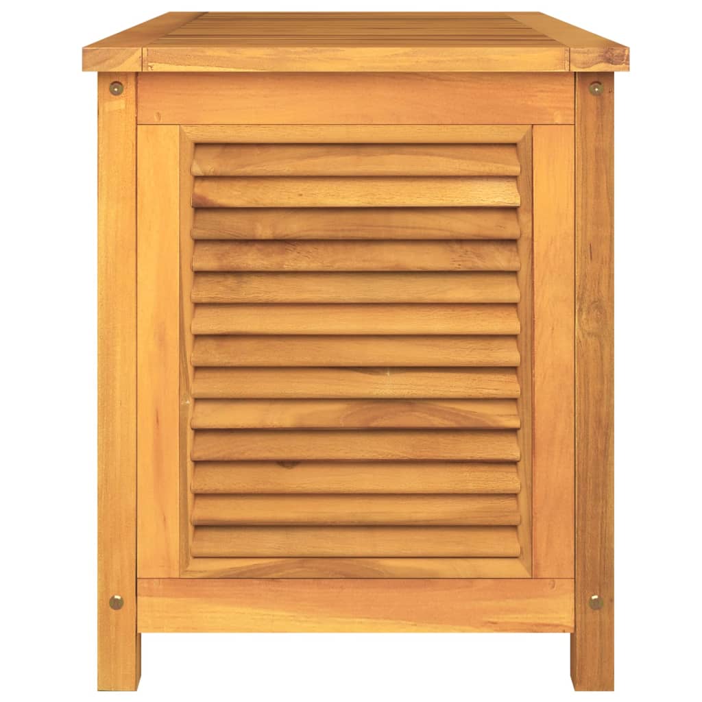 Trädgårdslåda Med Påse Massiv Teak