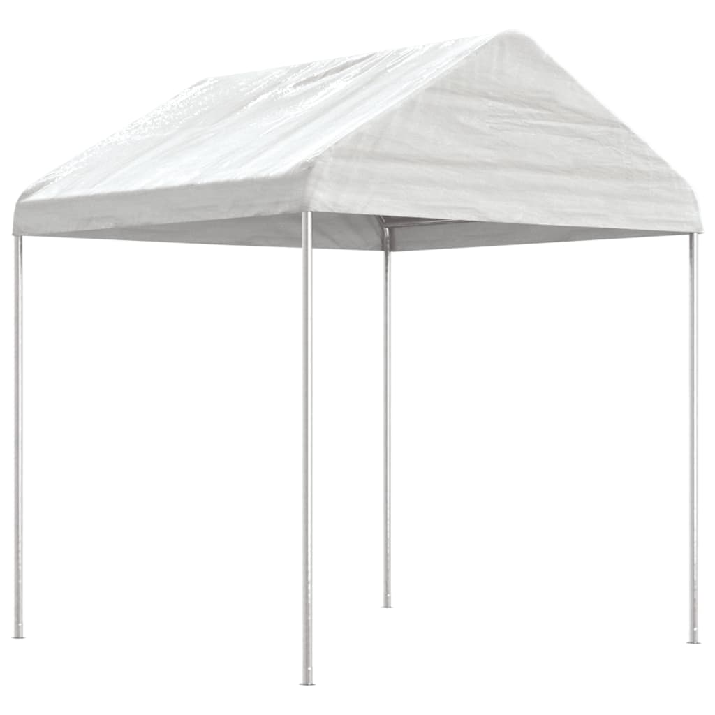 Paviljong Med Tak Vit 8,92X2,28X2,69 M Polyeten