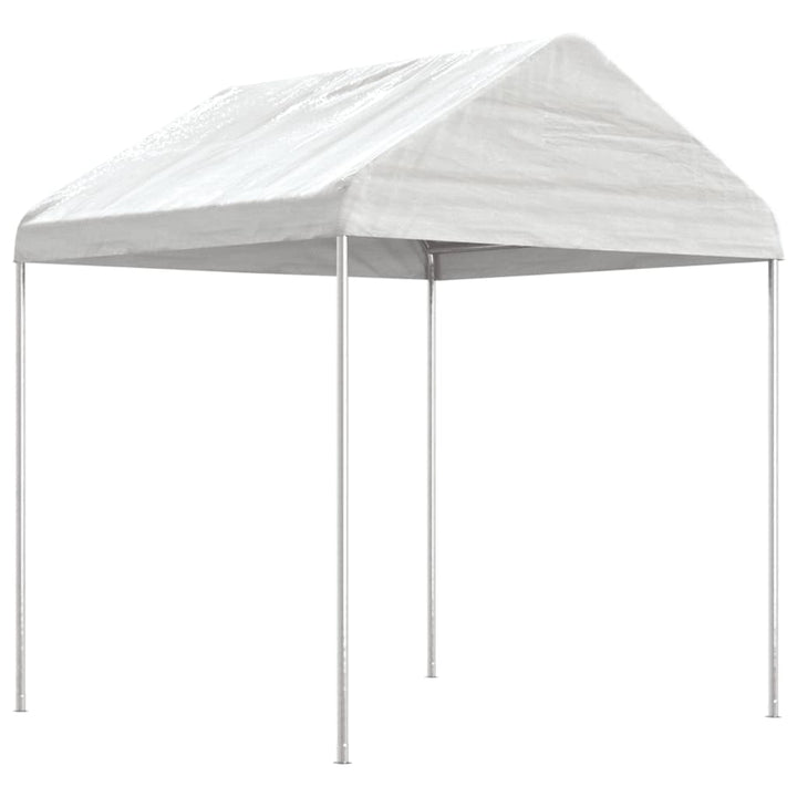 Paviljong Med Tak Vit 8,92X2,28X2,69 M Polyeten