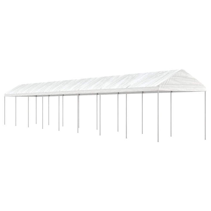 Paviljong Med Tak Vit 8,92X2,28X2,69 M Polyeten
