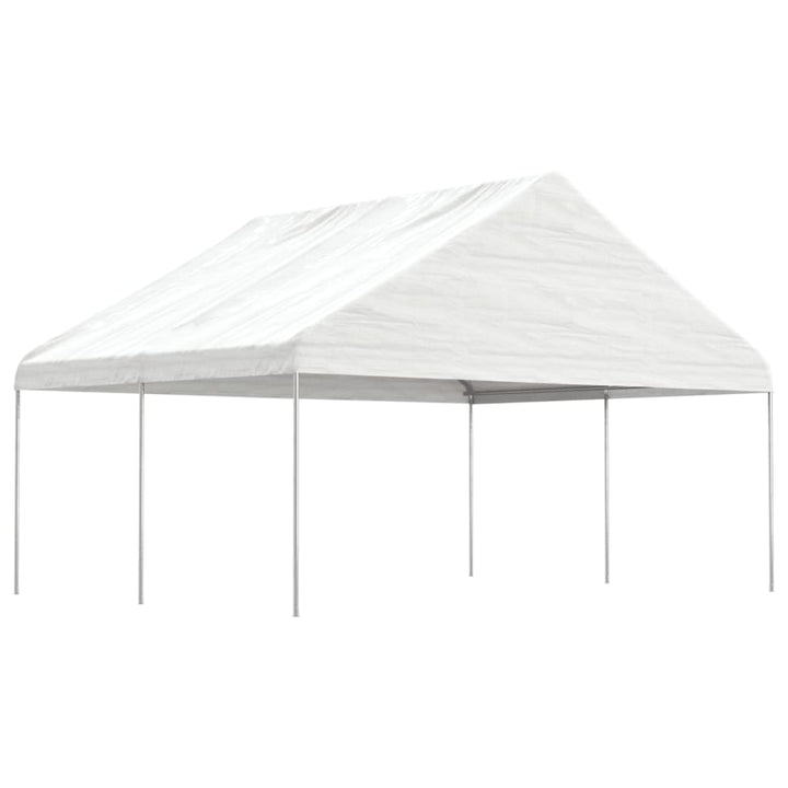 Paviljong Med Tak Vit 17,84X5,88X3,75 M Polyeten