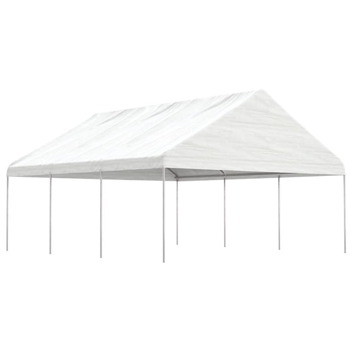 Paviljong Med Tak Vit 17,84X5,88X3,75 M Polyeten