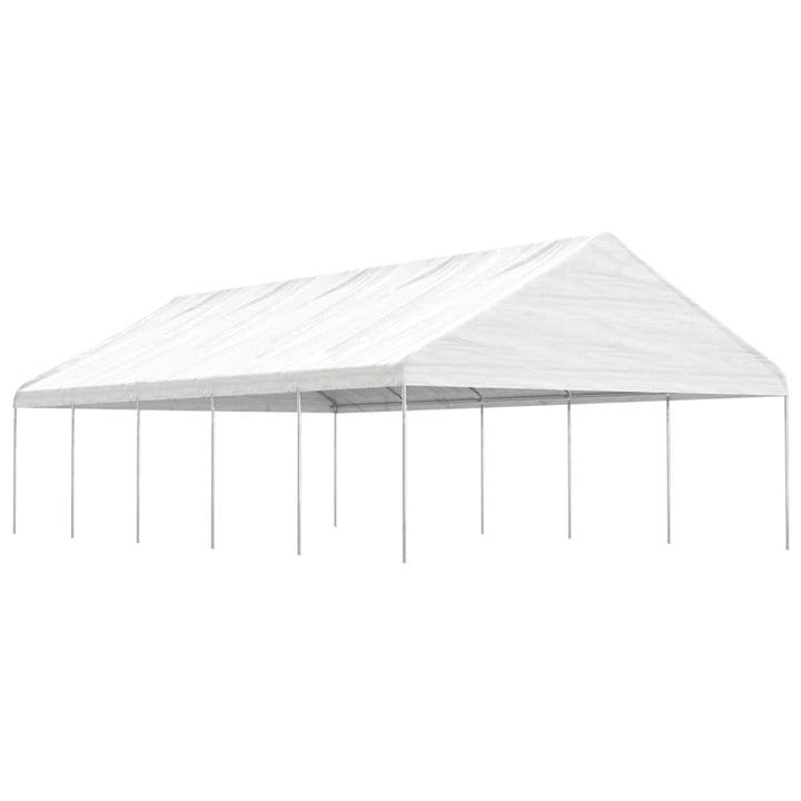 Paviljong Med Tak Vit 17,84X5,88X3,75 M Polyeten